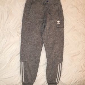 adidas men’s gray joggers size small